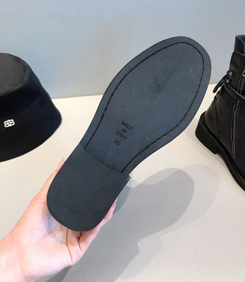 Ann Demeulemeester Calfskin Lace-Up Ankle Boots A146