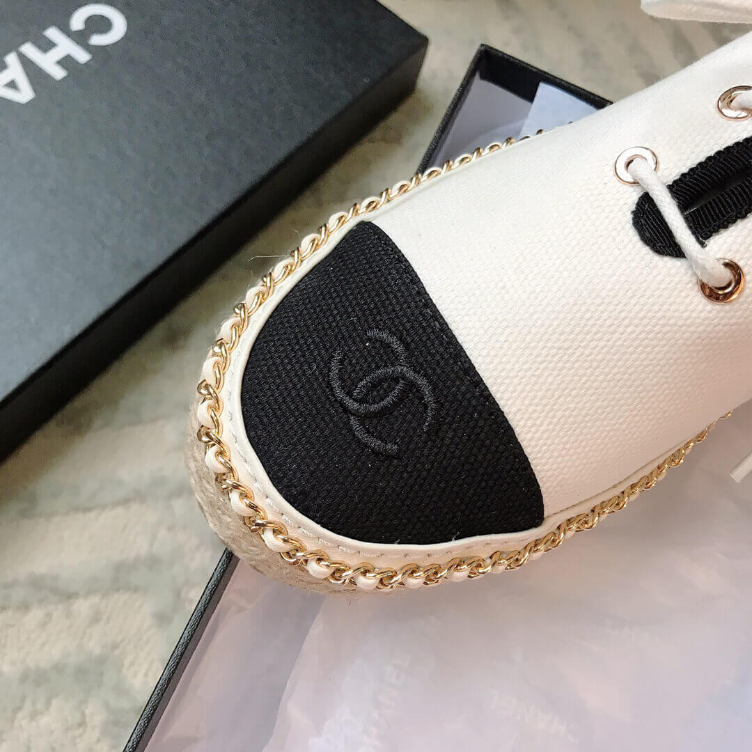Chanel Tweed Lace-Ups G36140