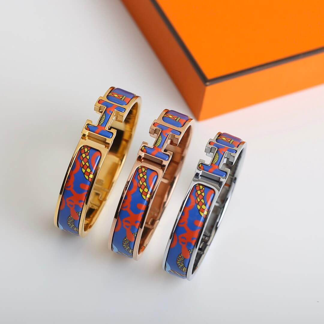 Hermes Clic H Panoplie Equestre Bracelet H709