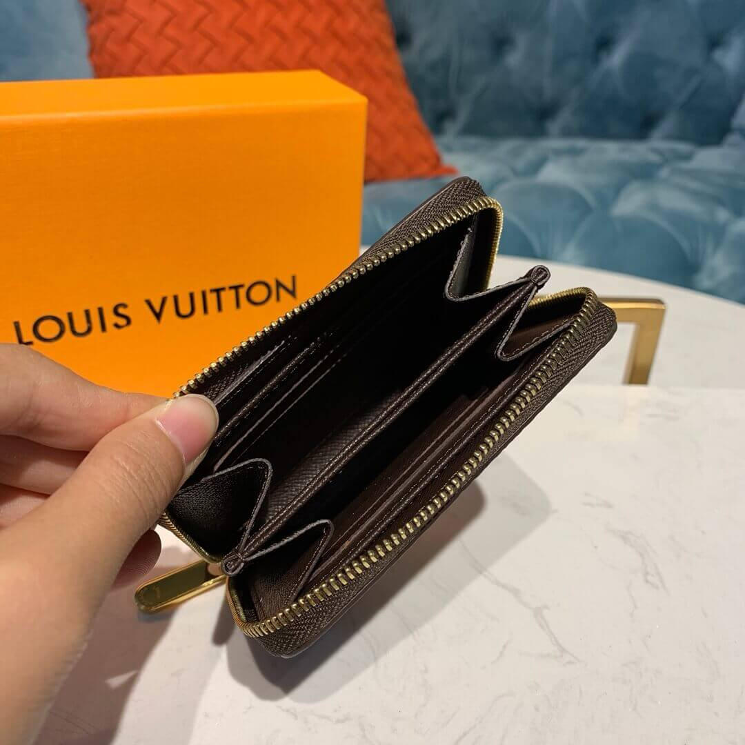 Louis Vuitton Damier Ebene Zippy Coin Purse N63070