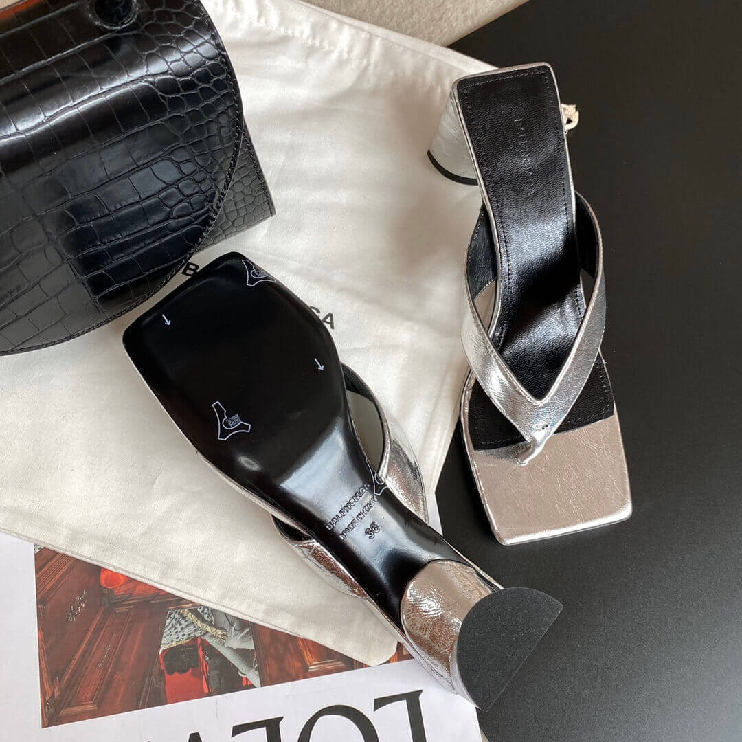 Balenciaga Logo T-bar sandals 434344