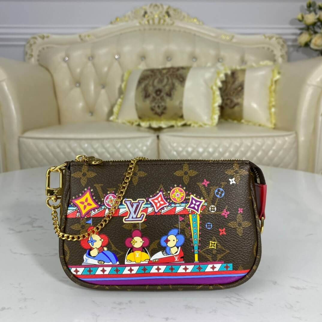 Louis Vuitton Christmas Animation 2020 Mini Pochette Accessoires M69976