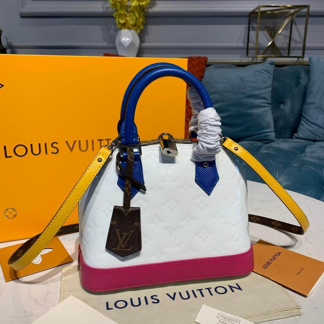 Louis Vuitton Monogram Vernis And Epi Leather Alma BB M91606