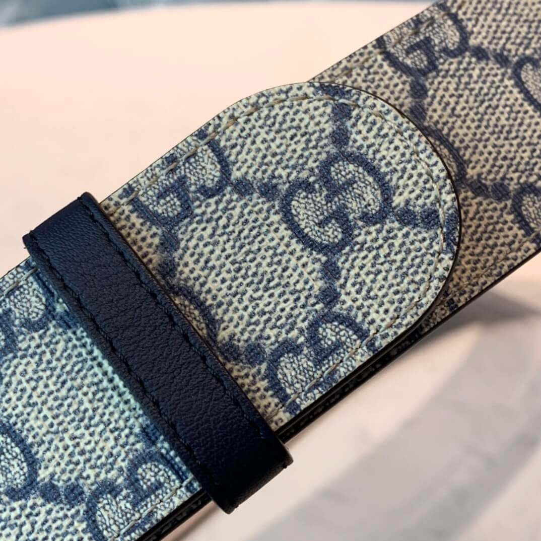 Gucci GG Supreme Belt With G Buckle 411924