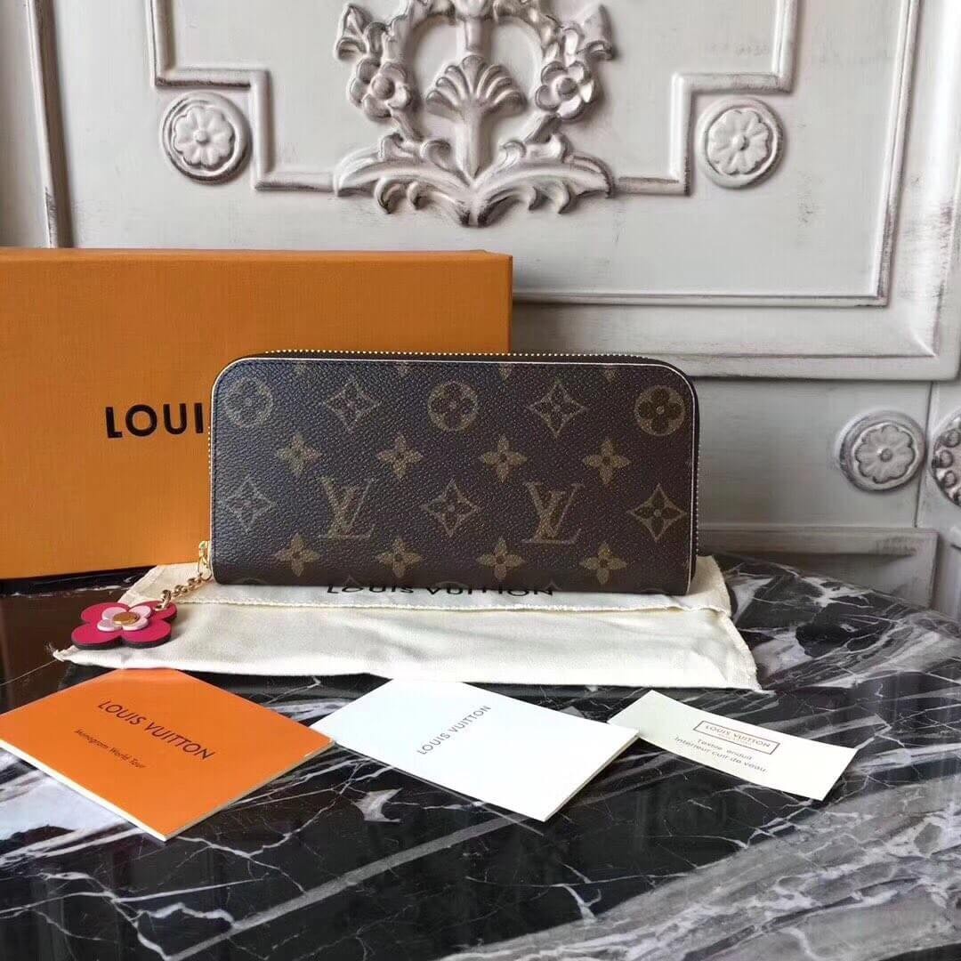 Louis Vuitton Monogram Cavas Clemence Wallet M64201