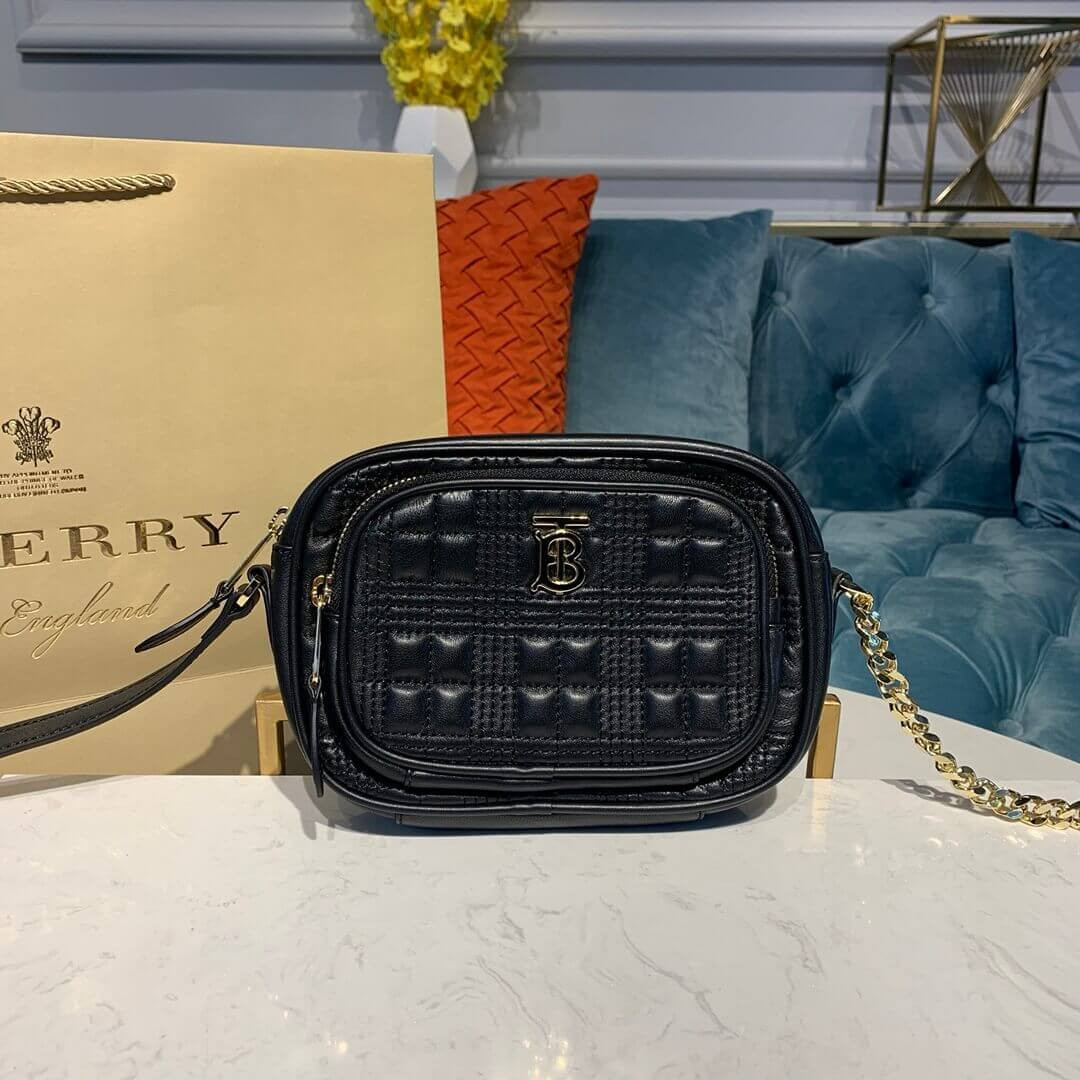 Burberry Small Quilted Lambskin Camera Bag 80207571