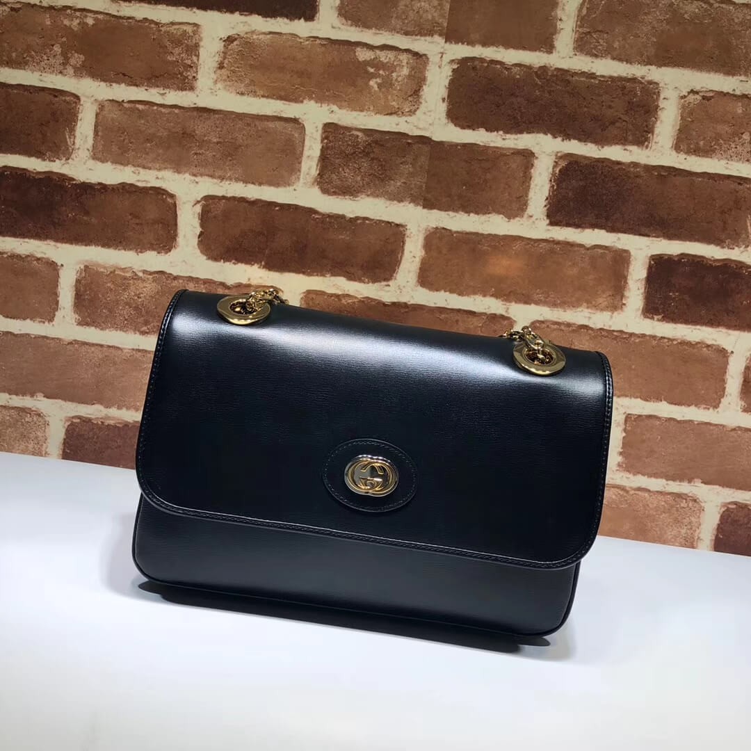 Gucci Leather Small Shoulder Bag 576421