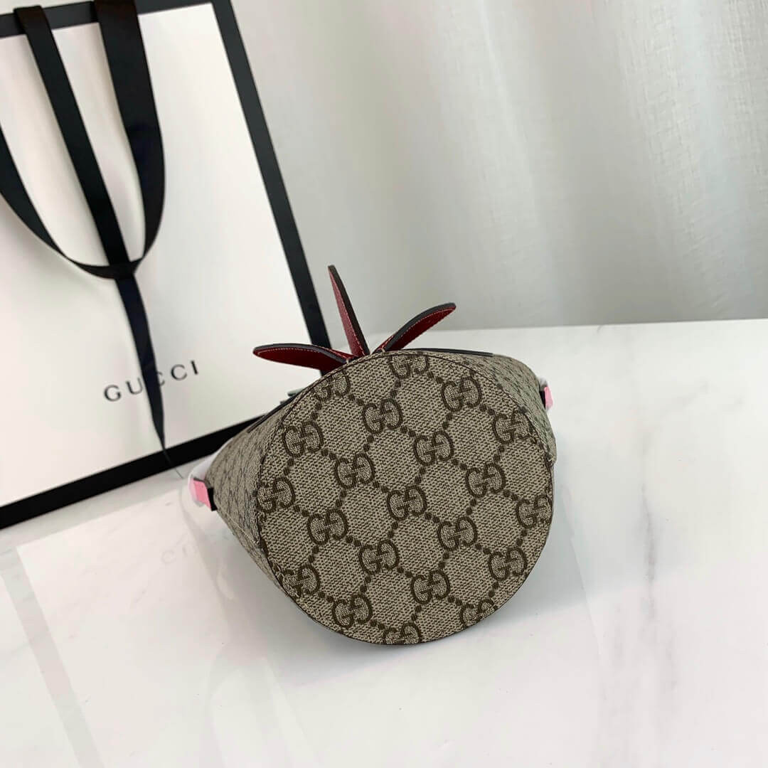 Gucci Childrens GG 3-D Strawberry Bucket Bag 630591