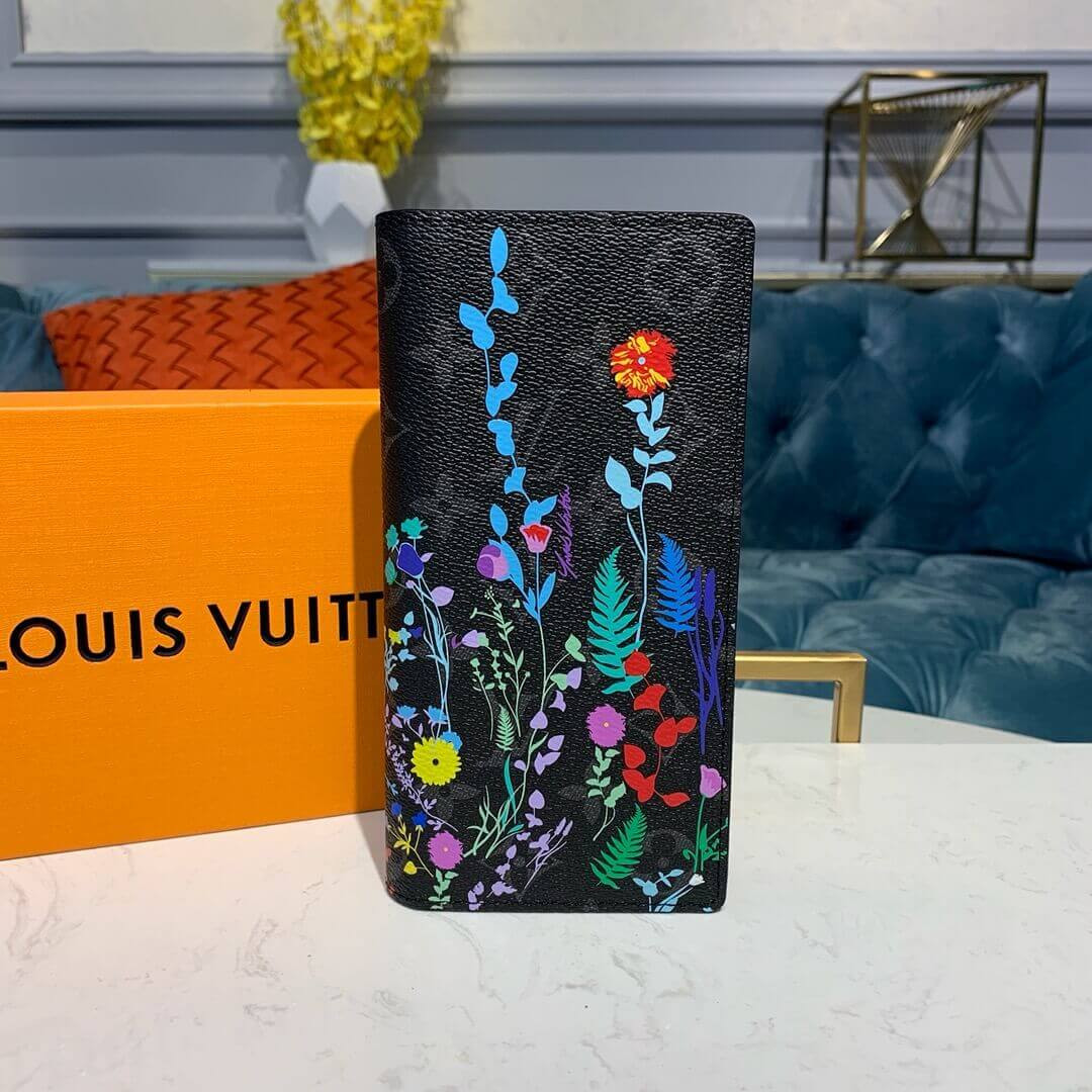 Louis Vuitton Flower Print Brazza Wallet M62665