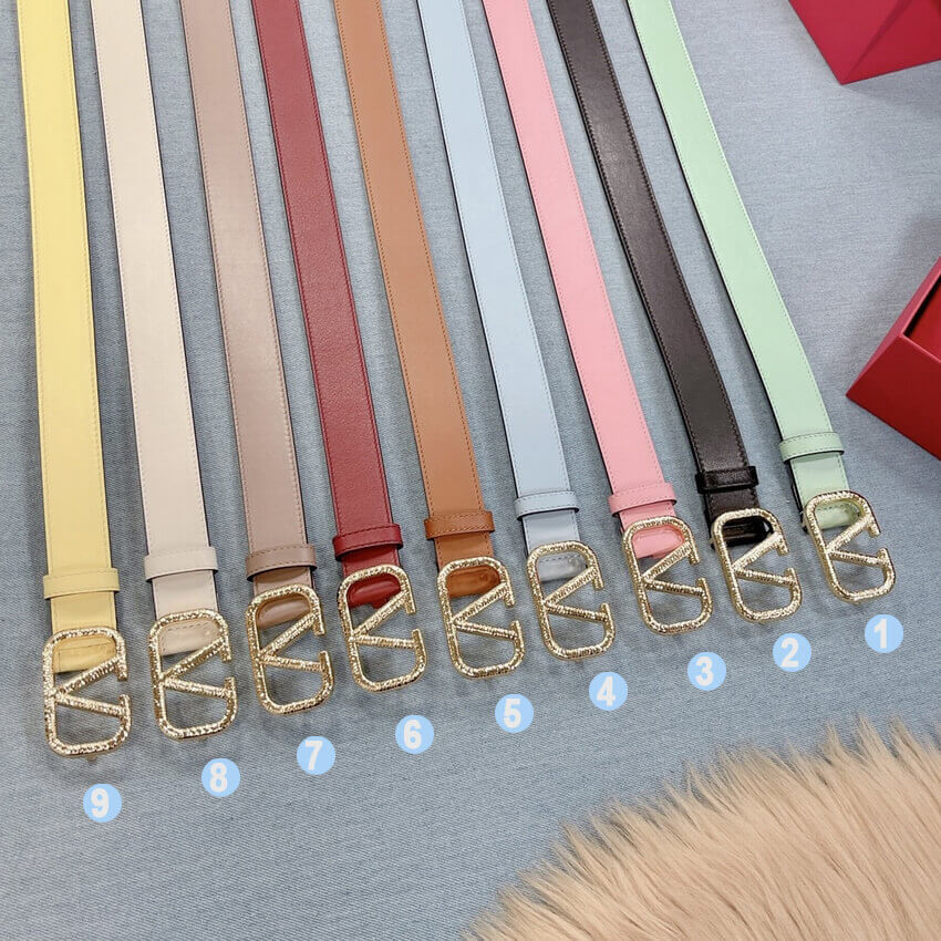 Valentino Reversible Vlogo Signature Belt In Glossy Calfskin 30mm