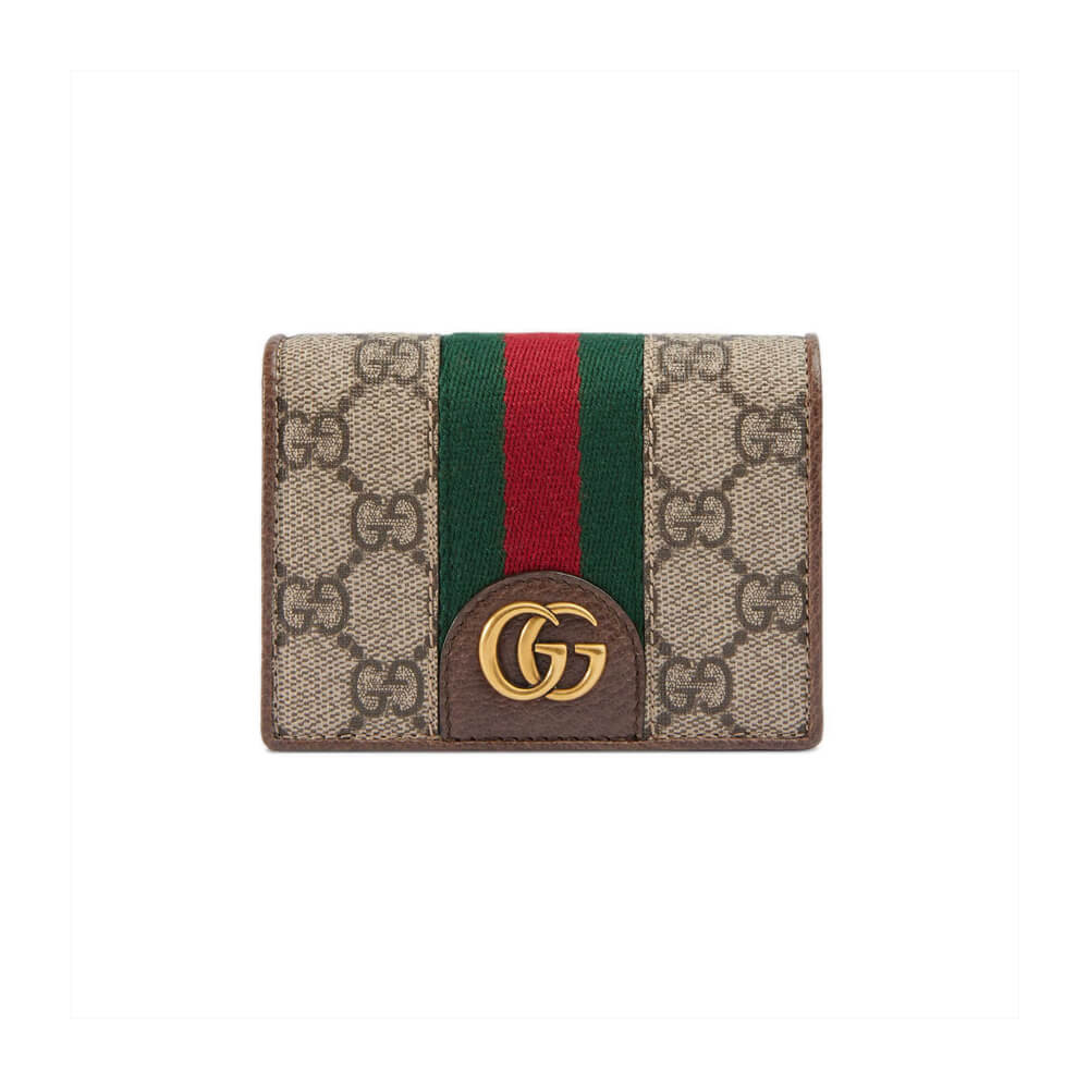 Gucci GG Card Case Wallet With Three Little Pigs 557801