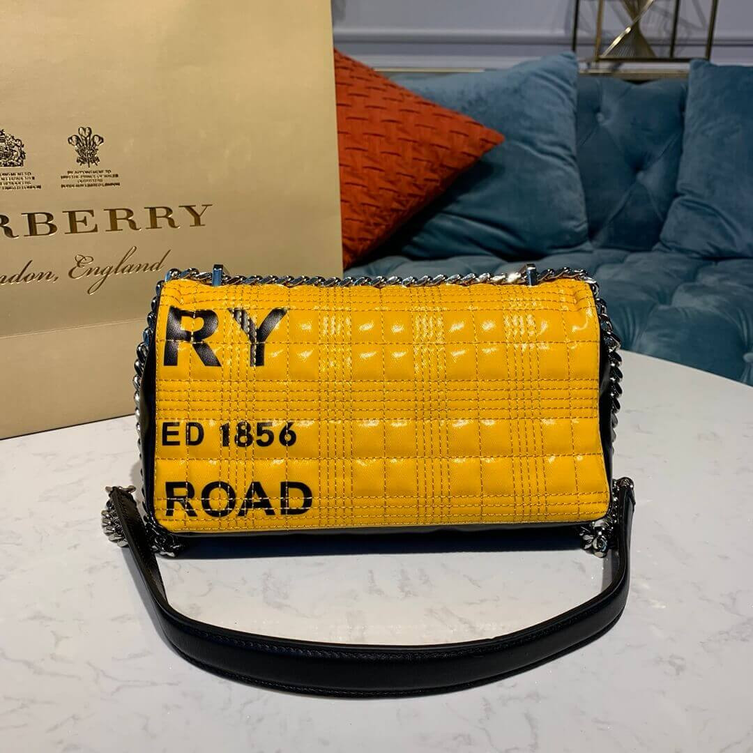 Burberry Small Horseferry Print Quilted Lola Bag 80213081