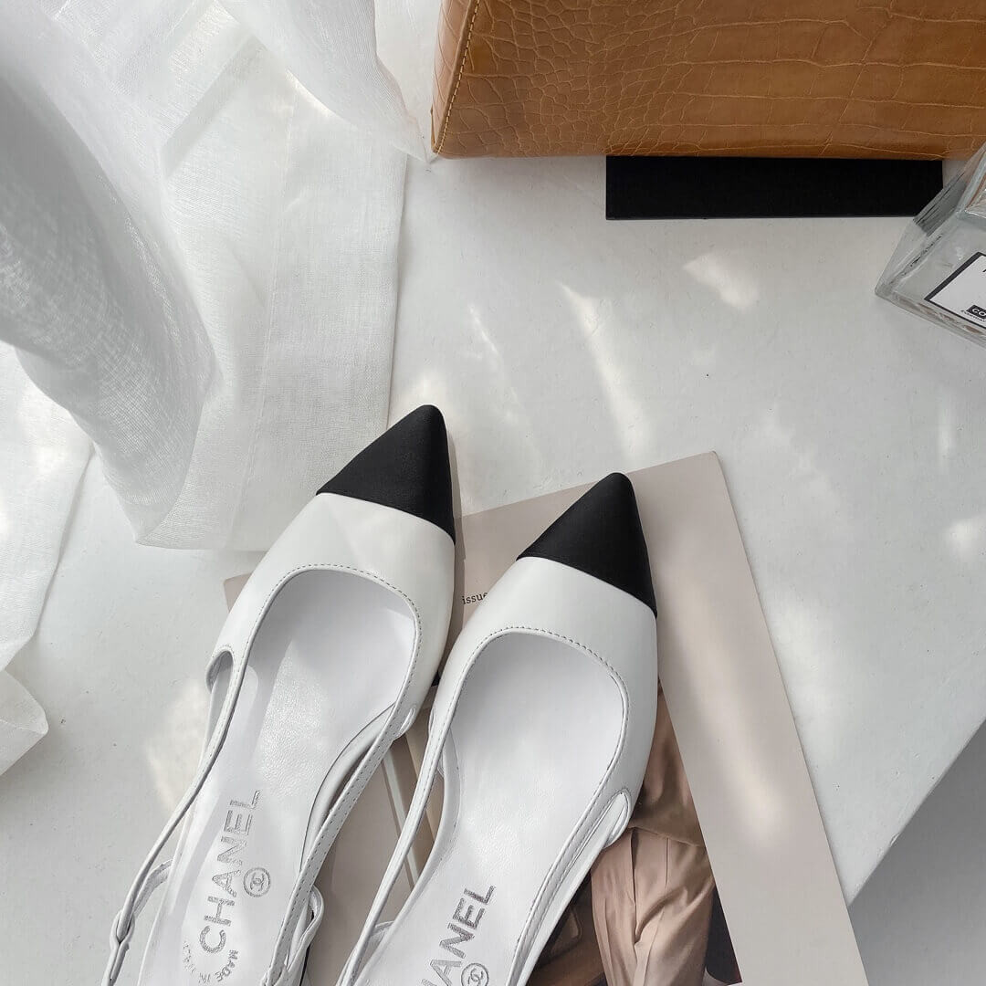 Chanel Flat Slingbacks 36129