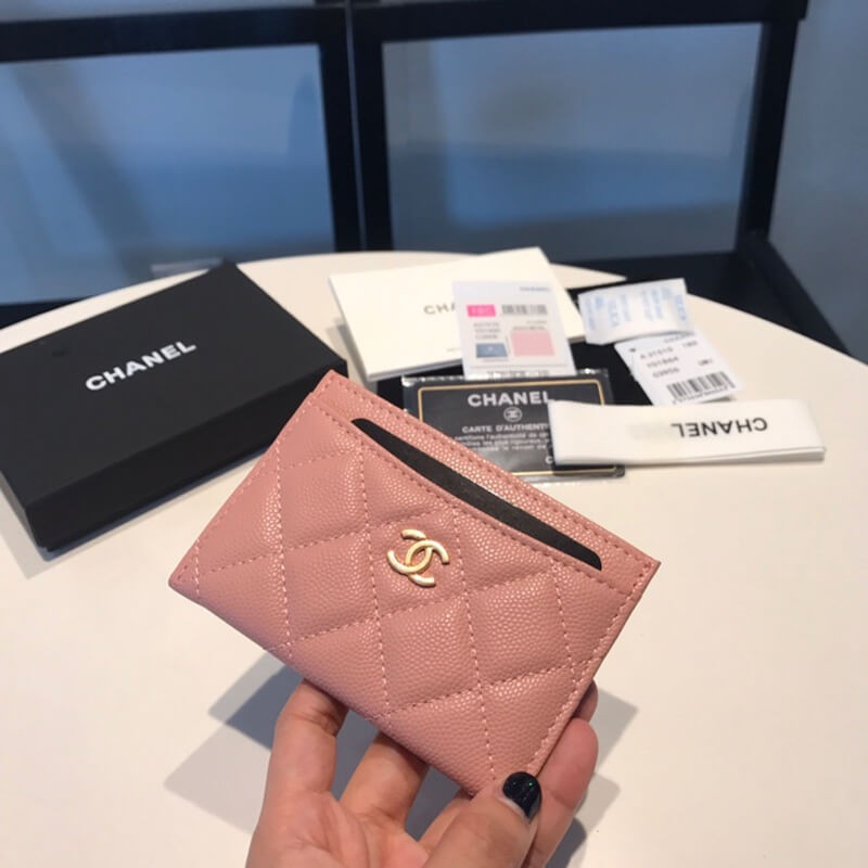 Chanel Grainy Calfskin Classic Card Holder A31510