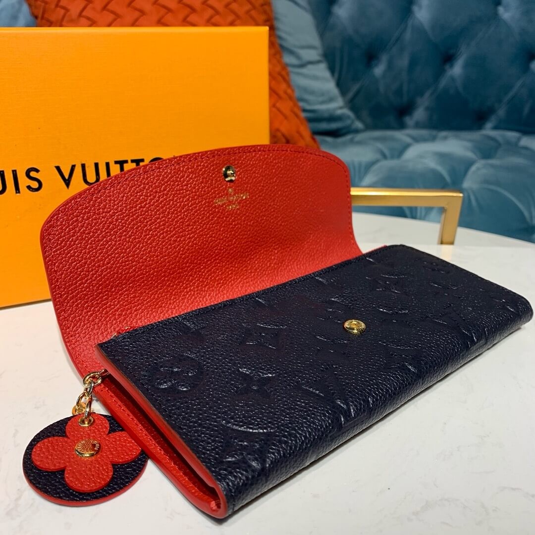 Louis Vuitton Monogram Empreinte Emilie Wallet M64162