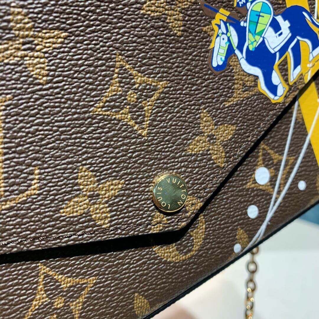Louis Vuitton Troy Print Pochette Felicie M61276