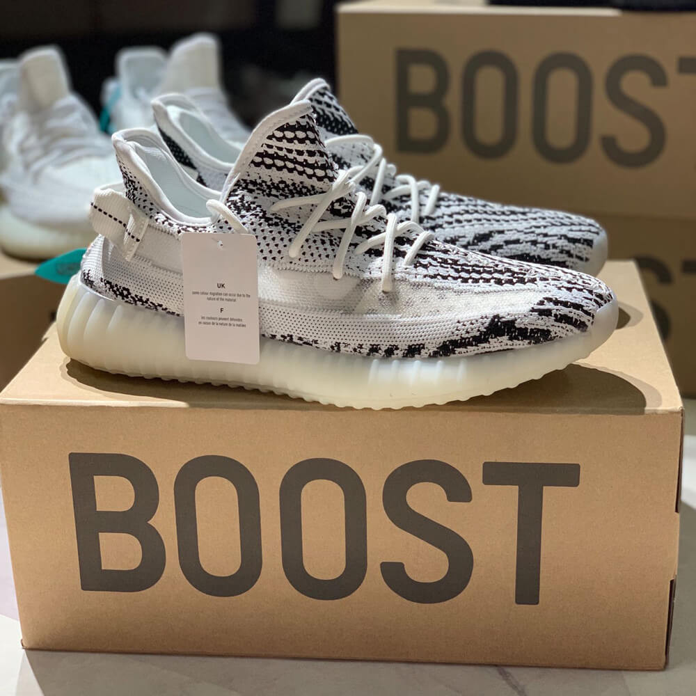 Adidas Yeezy Boost 350 V2 Zebra With Translucent Stripe AH2021