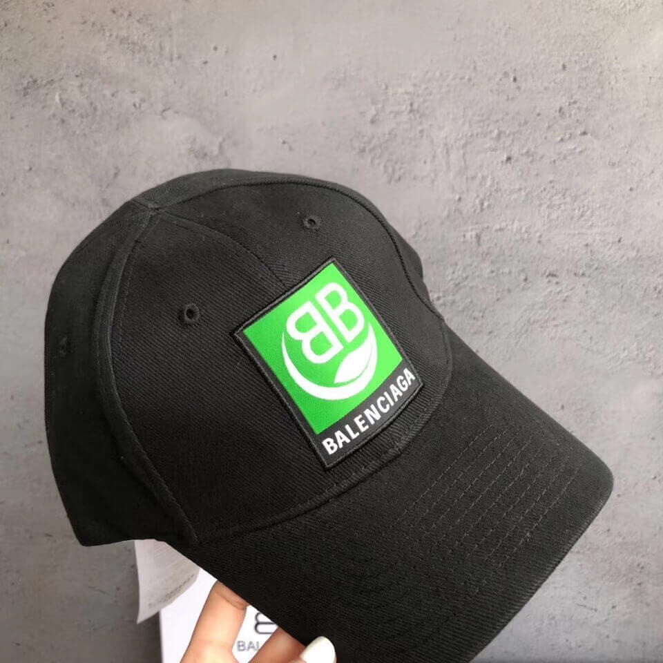 Balenciaga Green Logo Cap 391211