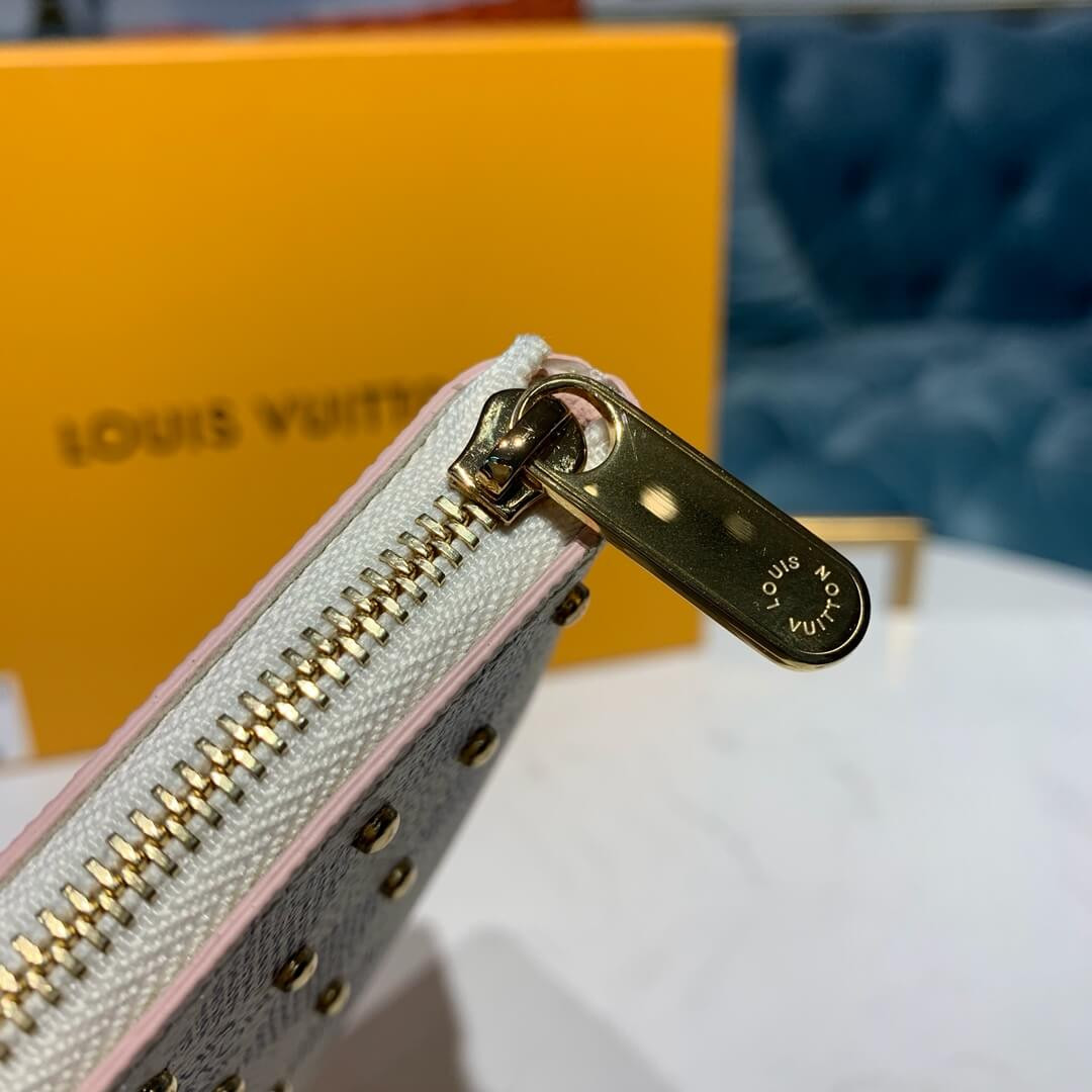 Louis Vuitton Damier Azur Canvas Zipped Pochette  N67500