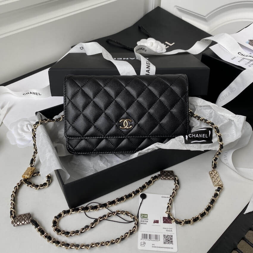 Chanel Caviar Calfskin WOC Wallet On Chain AP2400