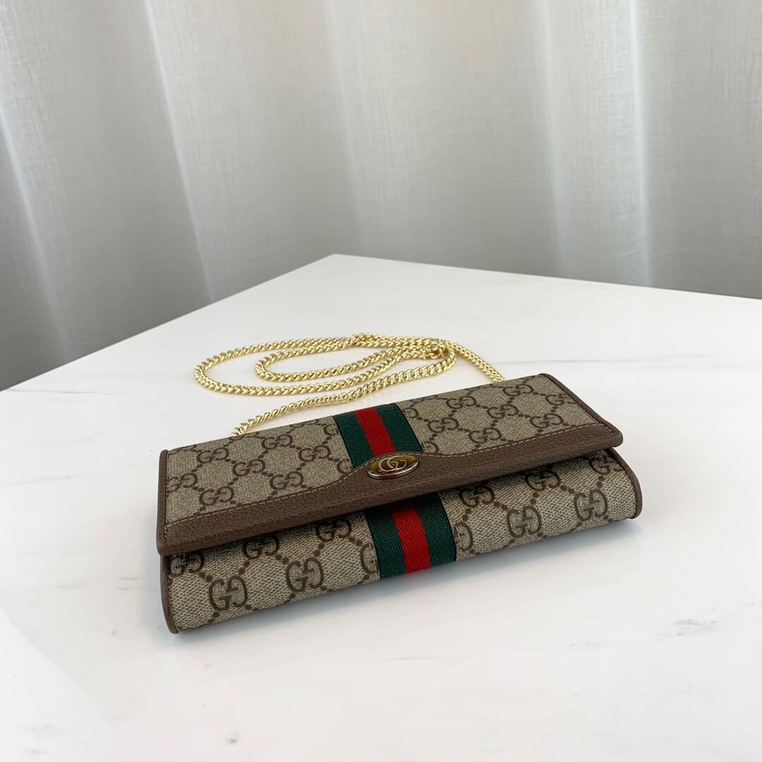 Gucci Ophidia GG Chain Wallet 546592