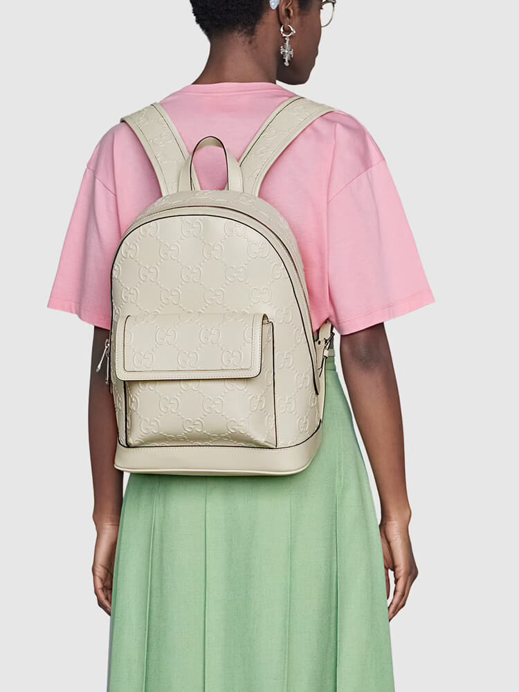 Gucci GG Embossed Backpack 658579
