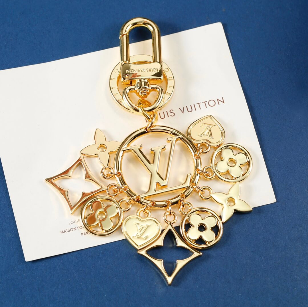 LV Circle Twinkling Keyring And Bag Charm M01359