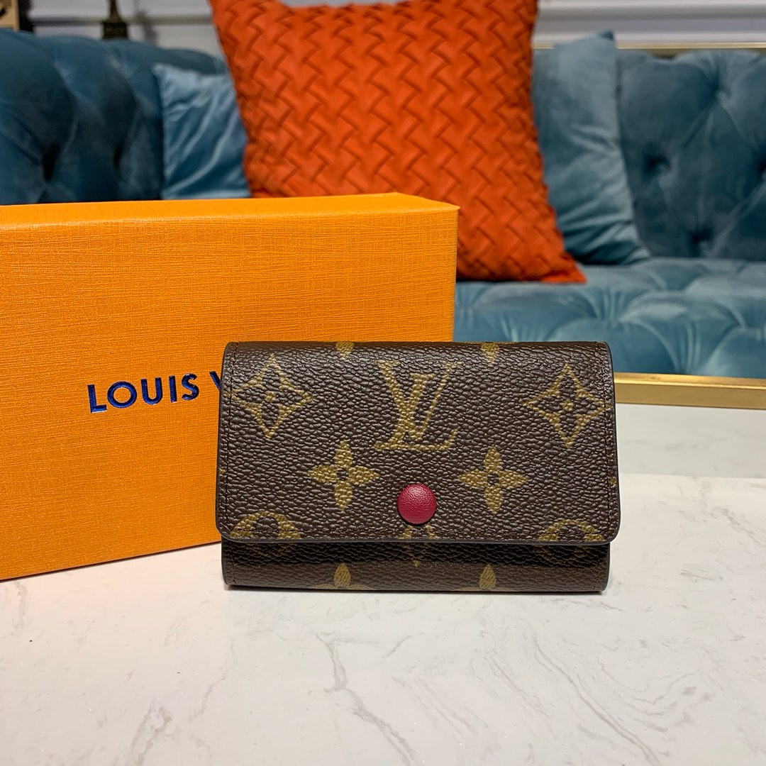 Louis Vuitton Monogram Canvas 6 Key Holder M62630
