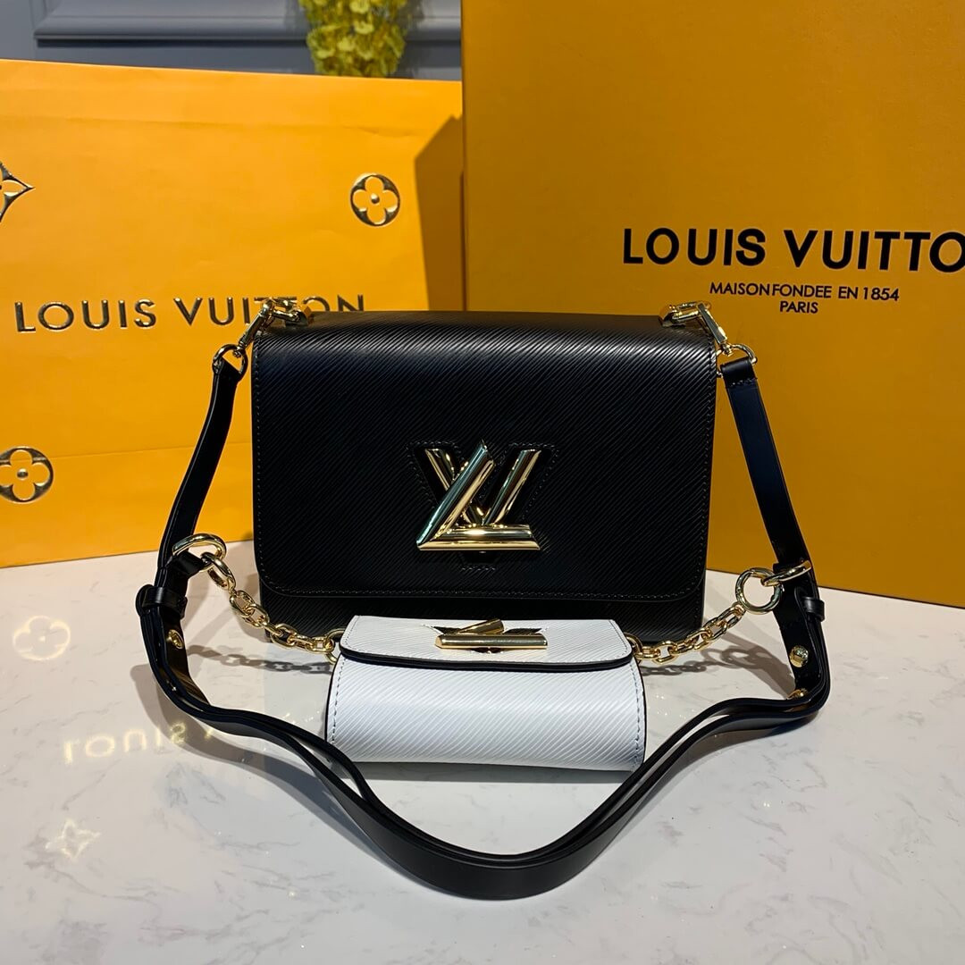 Louis Vuitton Twist MM And Twisty M55683 Black/White