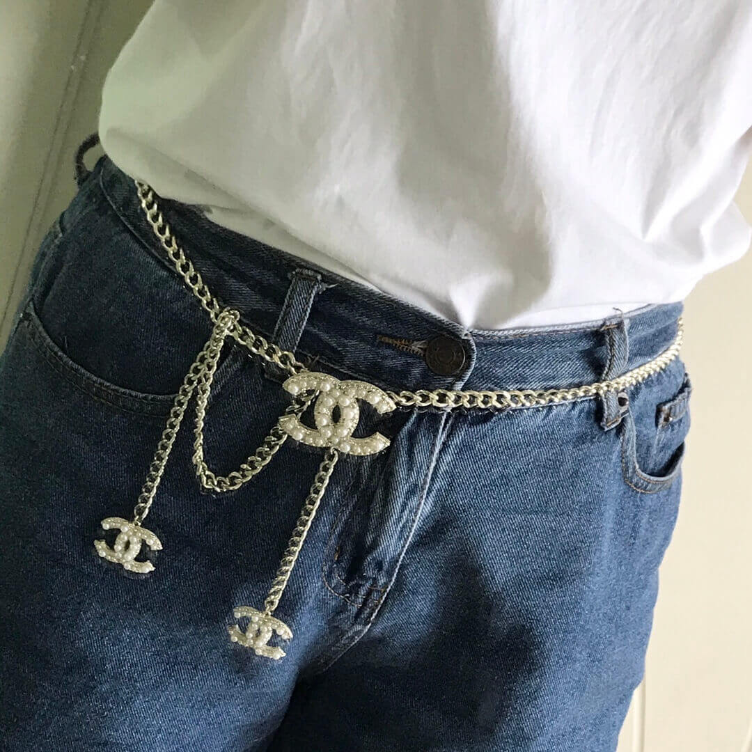 Chanel CC Logo Chain Belt 460976