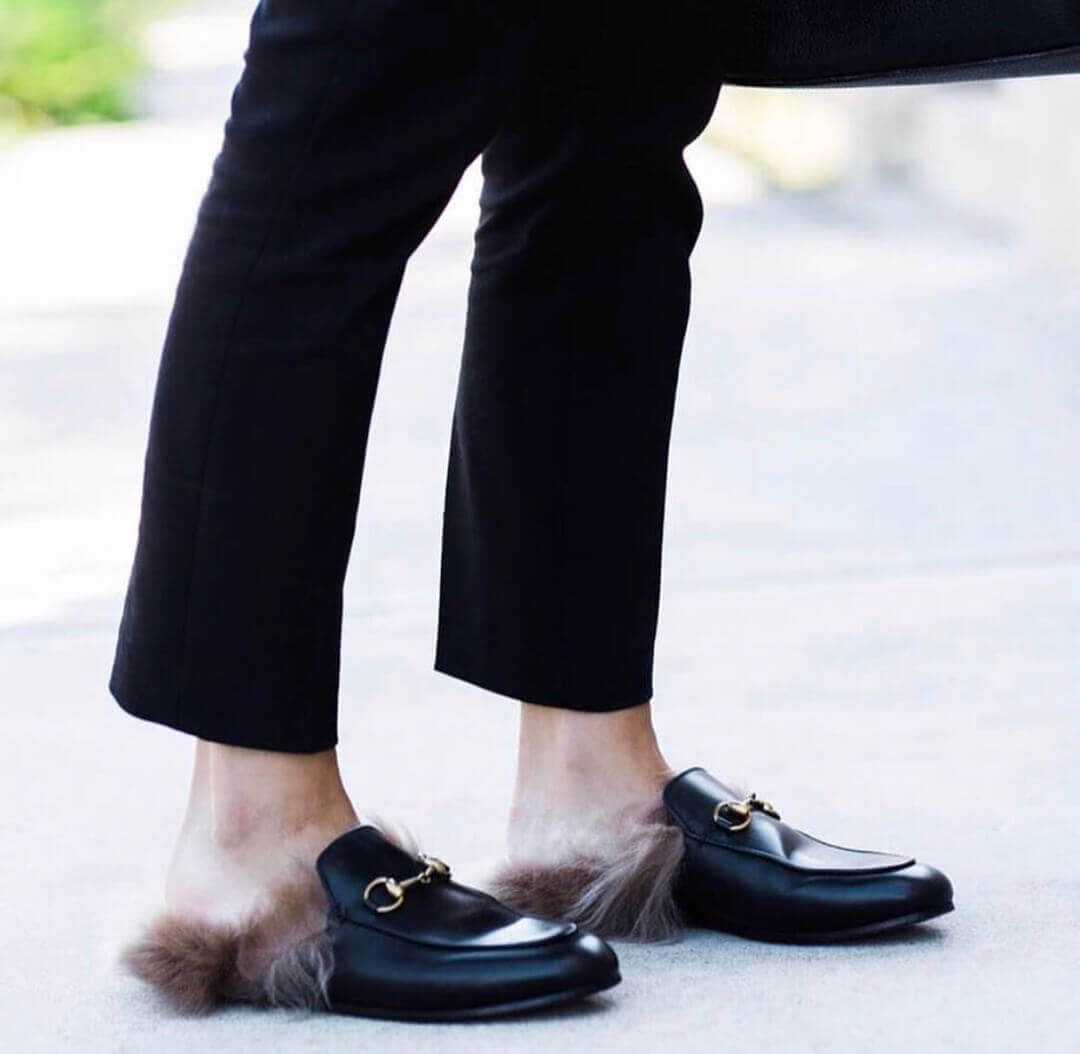 Gucci Princetown Leather Slipper 397749