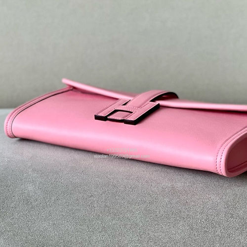 Hermes Jige Elan Clutch 29 in1Q Rose Confetti Swift Leather