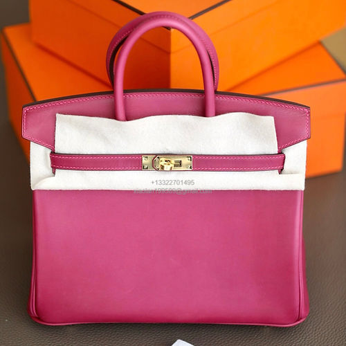 Hermès Birkin 25/30/35cm in Imported Saddle Leather, Handcrafted – Color: Rose Purple