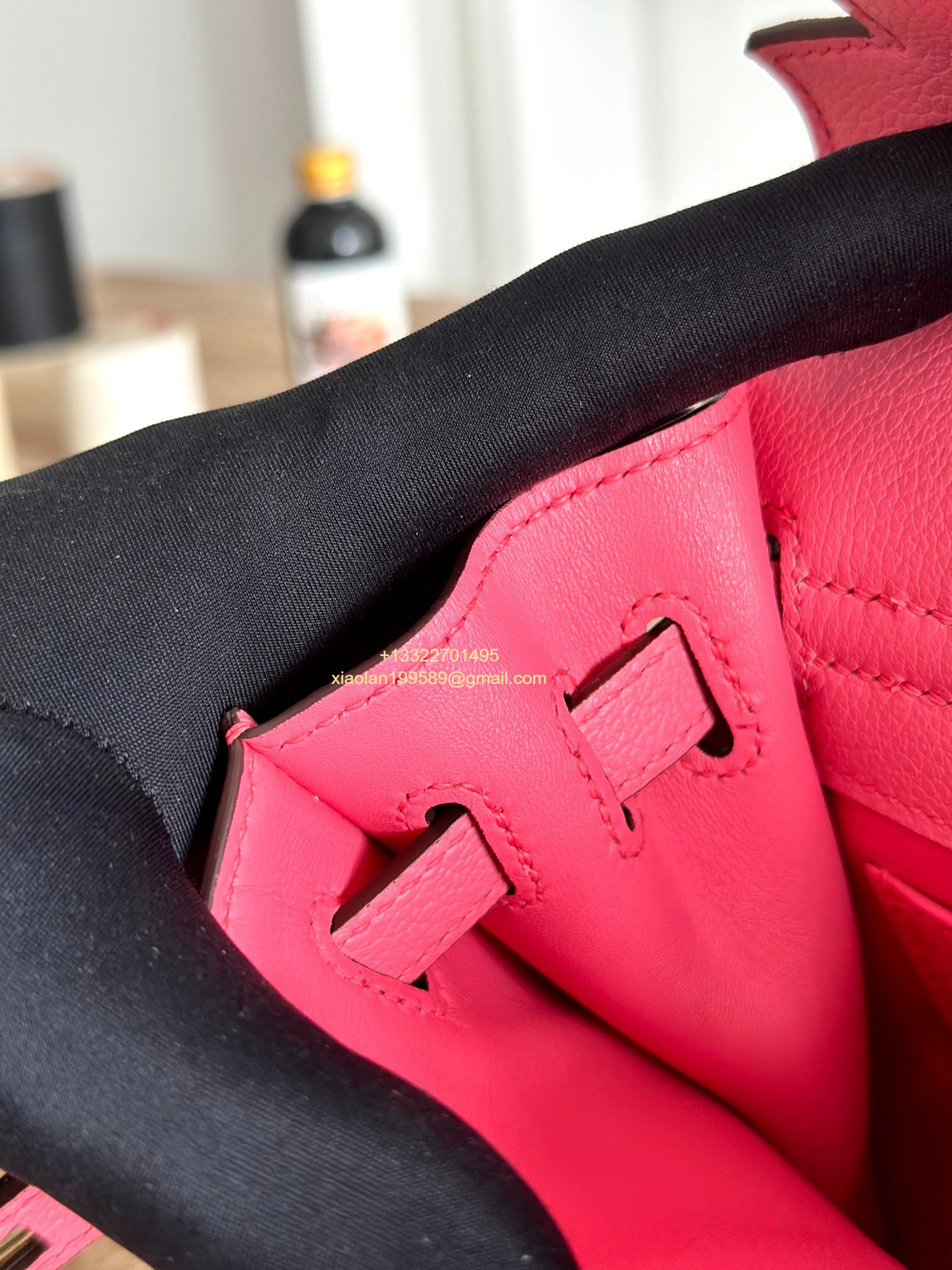 Hermès Swift Kelly Danse Bag in Milky Pink, Fully Handmade High-end Customization.