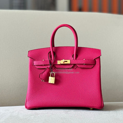 Hermès Birkin 25/30/35cm, handcrafted with togo  leather –Mexican Pink