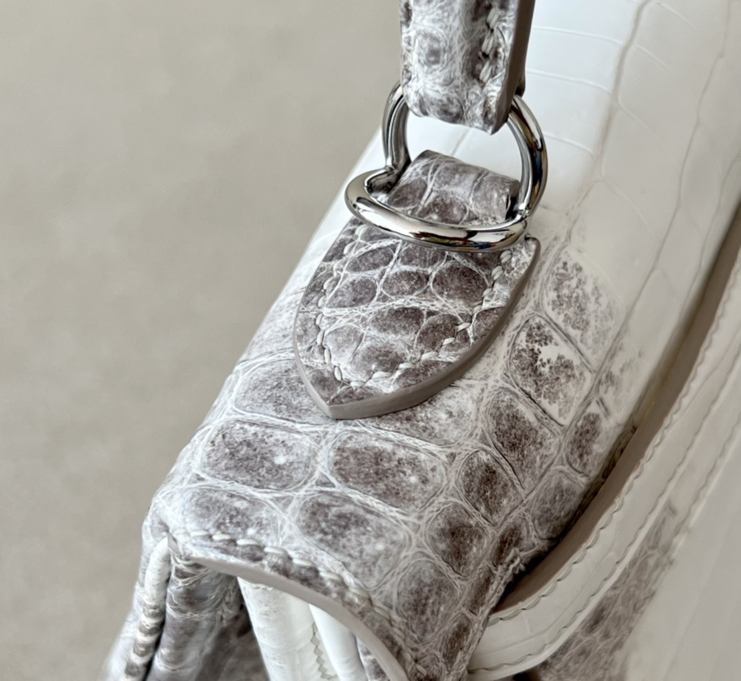 Hermès Signature Treasure — Himalaya Crocodile Kelly 25/28/32cm, Premium Handmade Private Customization.