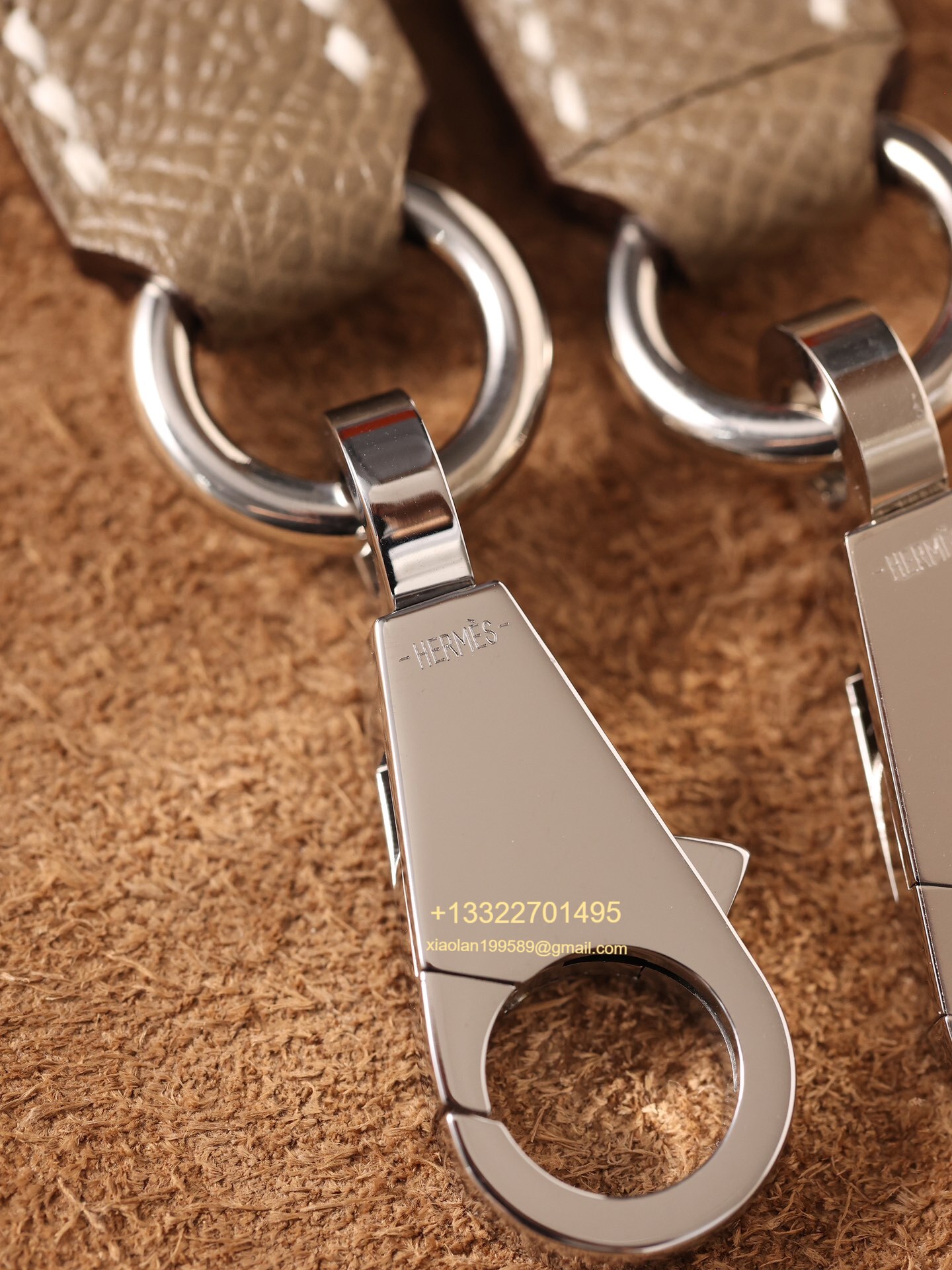 Hermès Kelly Handbag in Elephant Gray Epsom Cowhide Leather, Purely Handcrafted, High-End Customization Edition