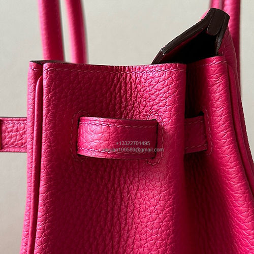Hermès Birkin 25/30/35cm, handcrafted with togo  leather –Mexican Pink