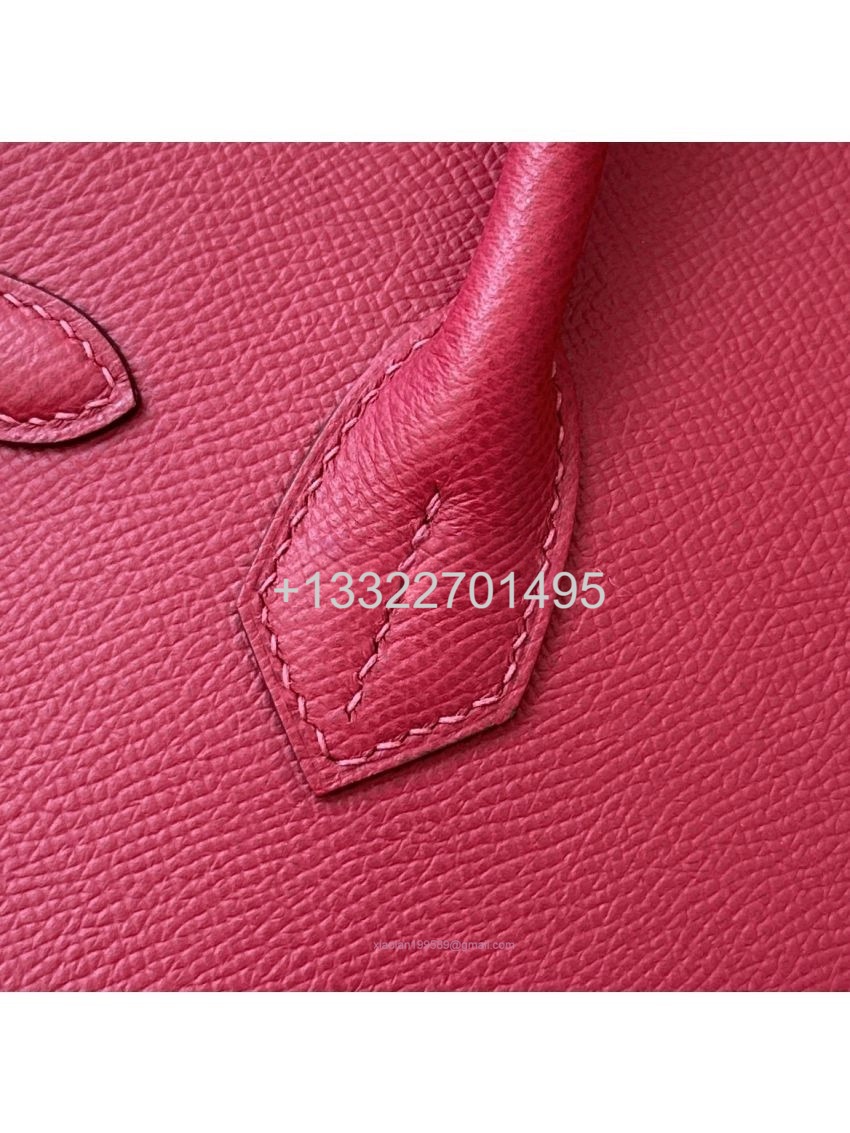 Hermes Birkin Sellier Bag B5 Rubis Epsom Leather