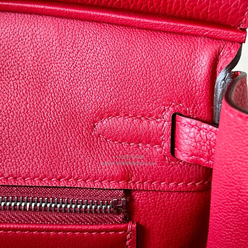 Hermès Birkin 25/30/35cm, handcrafted with togo  leather – Flag Red