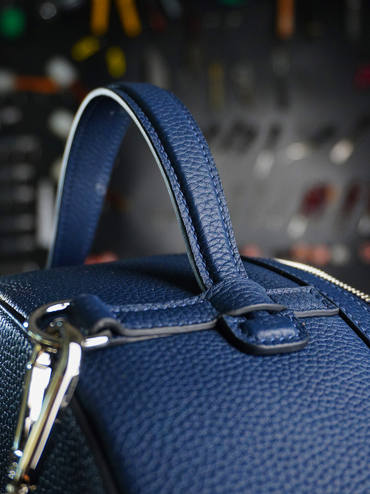 Handcrafted Leather Painted Backpack, Men's and Women's Anime and Chinese Trendy Student Bag, New Chinese-style Bag.