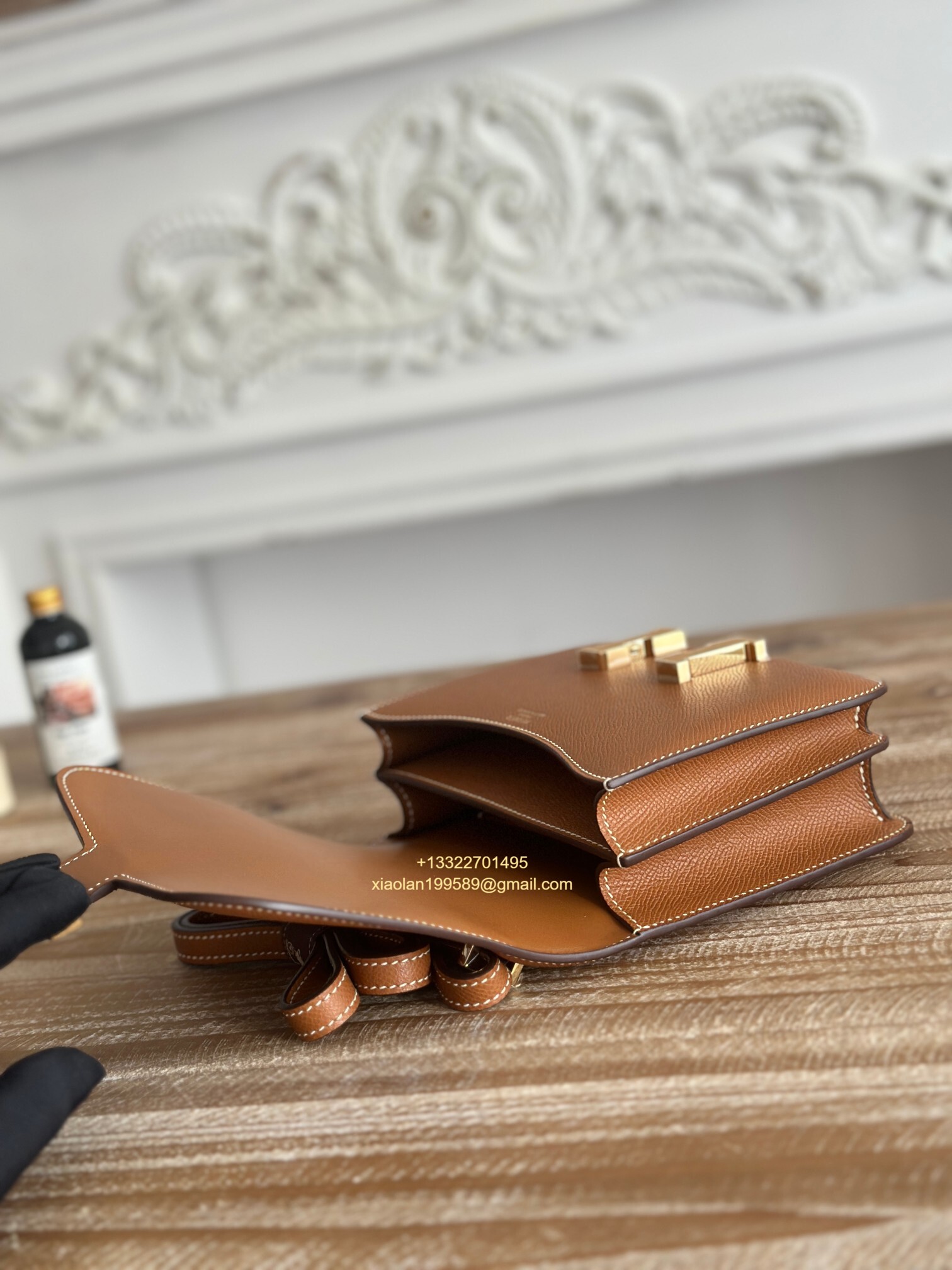 Hermès Constance 18/24 in Gold Brown Epsom leather, purely handcrafted, high-end customization edition.