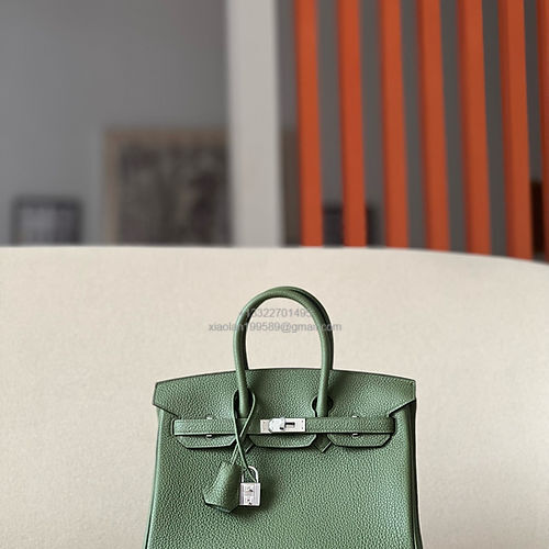 Hermès Birkin 25/30/35cm, handcrafted with togo  leather –Jungle Green