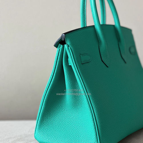 Hermès Birkin 25/30/35cm, handcrafted with togo  leather –Verona Green