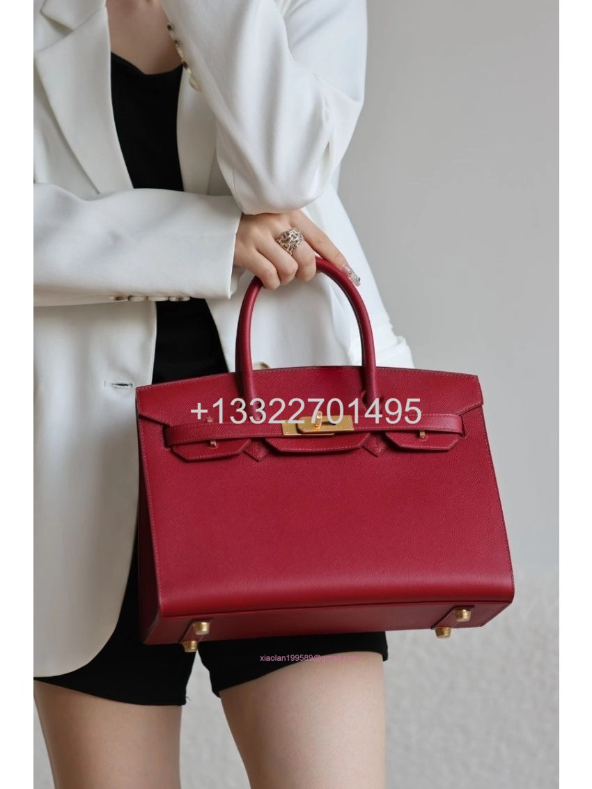 Hermes Birkin Sellier Bag B5 Rubis Epsom Leather