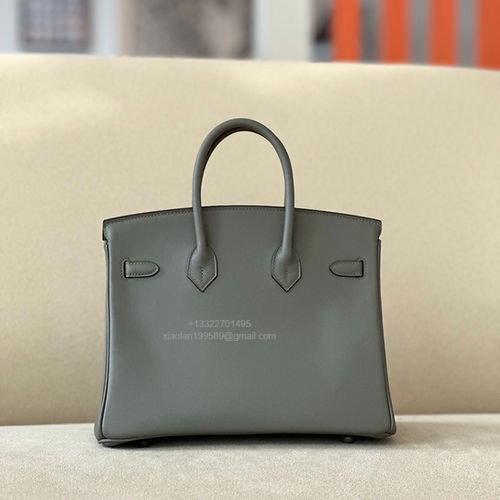 Hermès Birkin 25/30/35cm, handcrafted with imported French SWIFT leather – Cloudy Grey