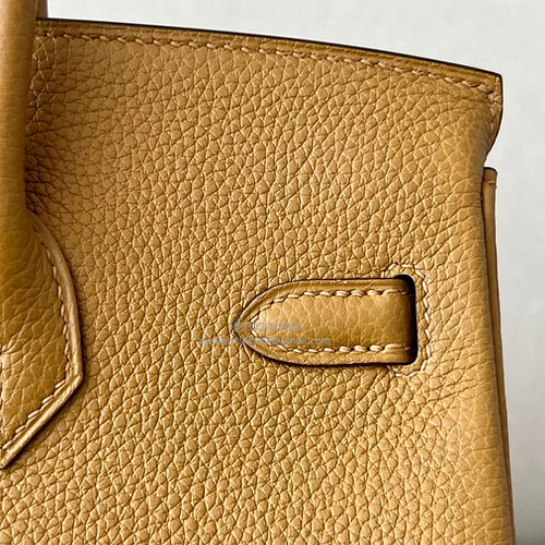 Hermès Birkin 25/30/35cm, handcrafted with togo  leather –Sesame