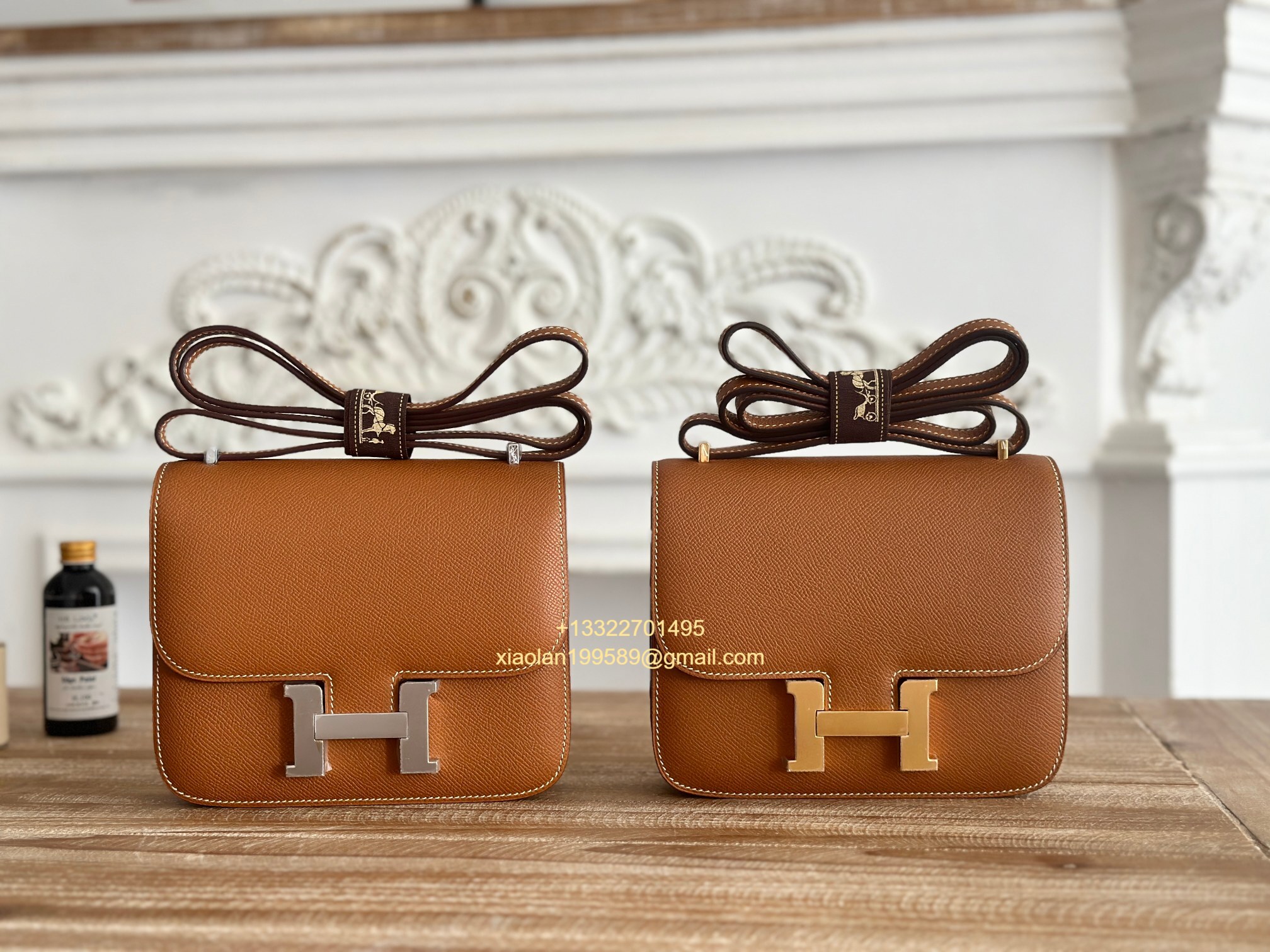 Hermès Constance 18/24 in Gold Brown Epsom leather, purely handcrafted, high-end customization edition.