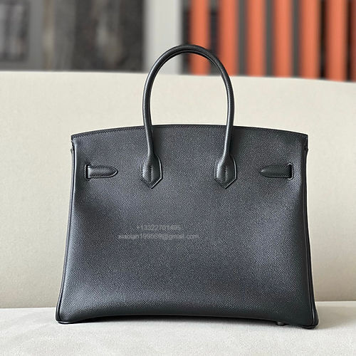 Hermès Birkin 25/30/35cm, handcrafted with imported French Epsom leather – Black