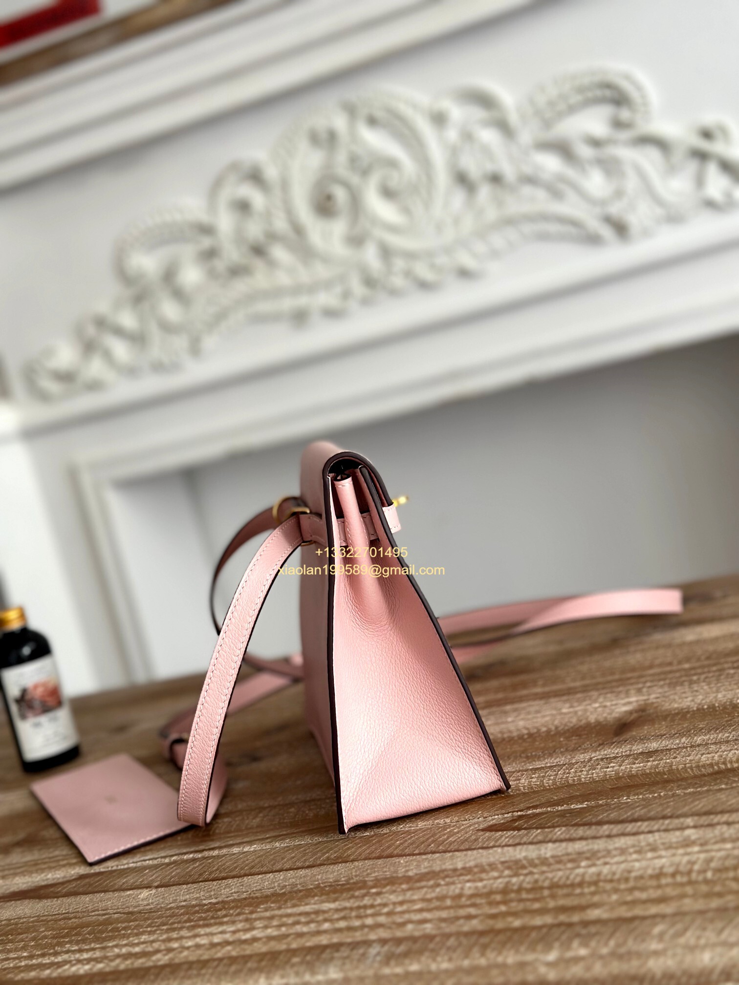 Hermès Swift Kelly Danse Bag in 3Q Pink, Fully Handmade High-end Customization.